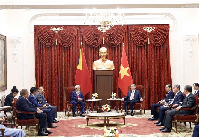A view of the reception. VNA Photo: Thống Nhất