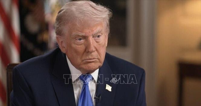 Tổng thống Mỹ Donald Trump. Ảnh: IRNA/TTXVN