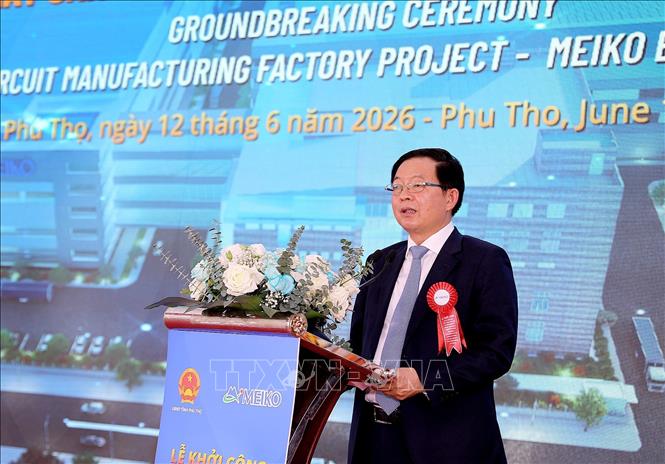 Phó Thủ tướng Chính phủ Hồ Quốc Dũng phát biểu tại buổi lễ. Ảnh: Thanh Hải - TTXVN 