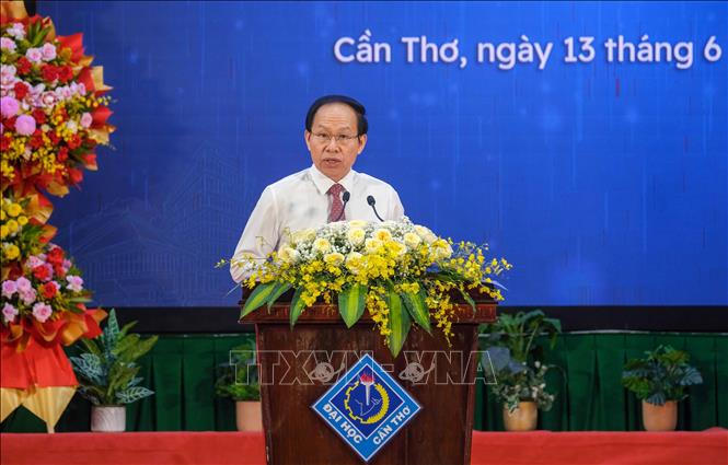 Phó Thủ tướng Chính phủ Lê Tiến Châu phát biểu. Ảnh: Thanh Liêm - TTXVN