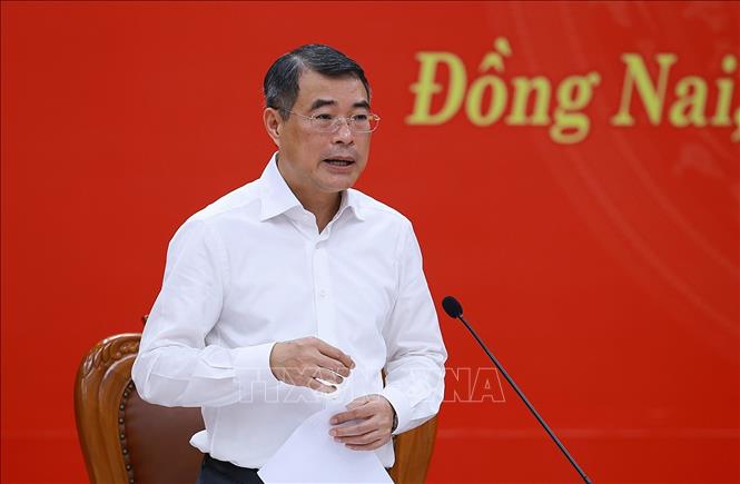 Thủ tướng Lê Minh Hưng phát biểu. Ảnh: Dương Giang – TTXVN
