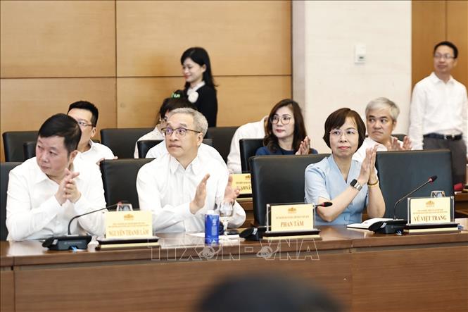 Đại biểu dự cuộc gặp mặt của Thủ tướng Chính phủ và Chủ tịch Quốc hội với lãnh đạo các cơ quan báo chí nhân Ngày Báo chí Cách mạng Việt Nam (21/6/1925 - 21/6/2026). Ảnh: Doãn Tấn – TTXVN