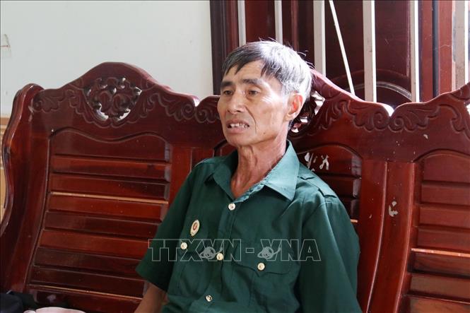 Cựu chiến binh Hán Vinh Hà được mọi người nhận xét là người nhiệt tình, trách nhiệm, có ý chí tự lực tự cường song vẫn khiêm tốn, giản dị. Ảnh: Hoài Thu – TTXVN
