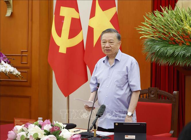 Tổng Bí thư, Chủ tịch nước Tô Lâm phát biểu chỉ đạo. Ảnh: Thống Nhất – TTXVN