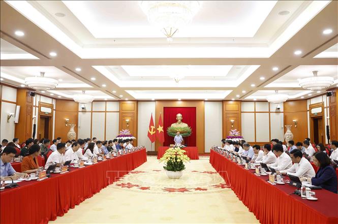 Tổng Bí thư, Chủ tịch nước Tô Lâm chủ trì cuộc làm việc với ngành Giáo dục và Đào tạo. Ảnh: Thống Nhất – TTXVN