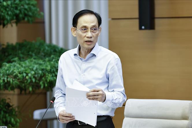 Bộ trưởng Bộ Ngoại giao Lê Hoài Trung phát biểu. Ảnh: Doãn Tấn - TTXVN
