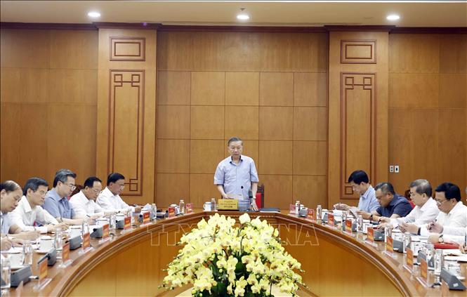 Tổng Bí thư, Chủ tịch nước Tô Lâm phát biểu chỉ đạo. Ảnh: Thống Nhất – TTXVN