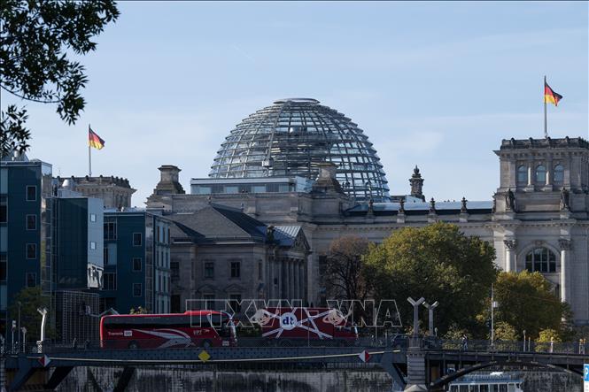 (Tư liệu) Tòa nhà Quốc hội Đức tại thủ đô Berlin. Ảnh: THX/TTXVN