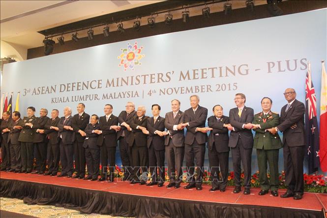 Hội nghị Bộ trưởng Quốc phòng ASEAN mở rộng (ADMM+) lần thứ 3, khai mạc sáng 4/11/2015, tại Kuala Lumpur (Malaysia). Ảnh: Kim Dung - TTXVN