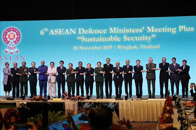 Chiều 18/11/2019, Hội nghị Bộ trưởng Quốc phòng ASEAN mở rộng (ADMM+) lần thứ 6 khai mạc tại thủ đô Bangkok, Thái Lan. Ảnh: Ngọc Quang - TTXVN