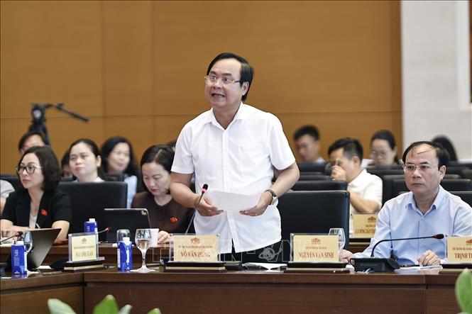Thứ trưởng Bộ Nông nghiệp và Môi trường Võ Văn Hưng phát biểu. Ảnh: Doãn Tấn - TTXVN