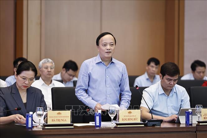 Thứ trưởng Bộ Công an Đặng Hồng Đức phát biểu. Ảnh: Doãn Tấn - TTXVN