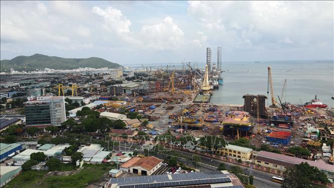 Cảng dầu khí Liên doanh Việt - Nga Vietsovpetro. Ảnh: Đoàn Mạnh Dương - TTXVN