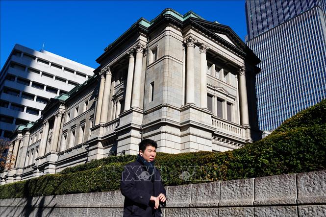 Trụ sở Ngân hàng Trung ương Nhật Bản tại thủ đô Tokyo. Ảnh: THX/TTXVN