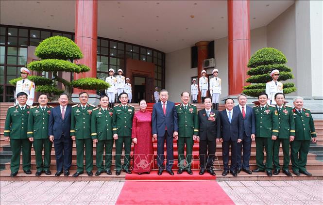 Tổng Bí thư, Chủ tịch nước Tô Lâm và các đại biểu. Ảnh: Trọng Đức - TTXVN