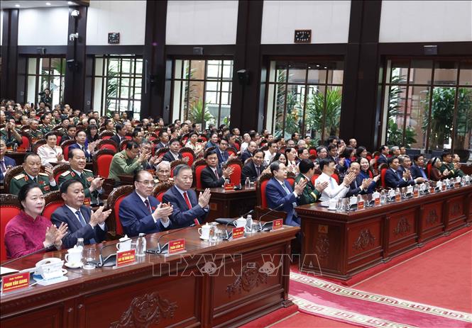 Tổng Bí thư, Chủ tịch nước Tô Lâm và các đại biểu dự Đại hội. Ảnh: Thống Nhất – TTXVN