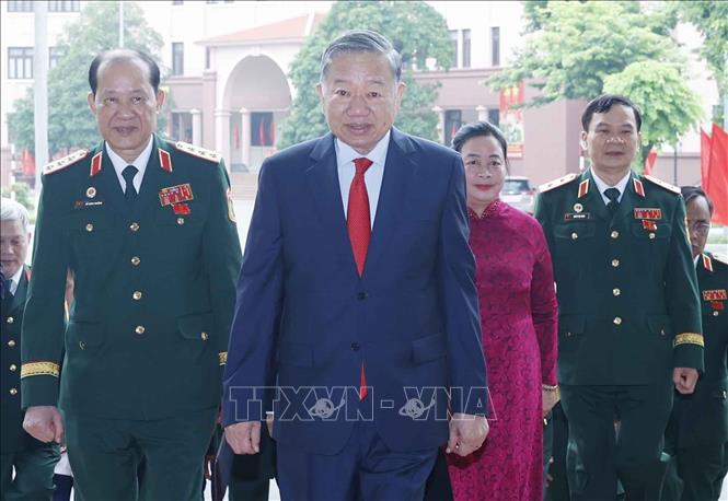 Tổng Bí thư, Chủ tịch nước Tô Lâm đến dự Đại hội. Ảnh: Thống Nhất – TTXVN