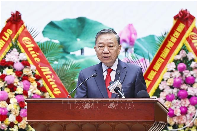 Tổng Bí thư, Chủ tịch nước Tô Lâm phát biểu chỉ đạo. Ảnh: Doãn Tấn - TTXVN