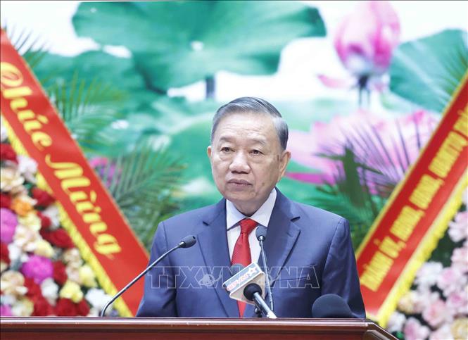 Tổng Bí thư, Chủ tịch nước Tô Lâm phát biểu chỉ đạo. Ảnh: Thống Nhất – TTXVN