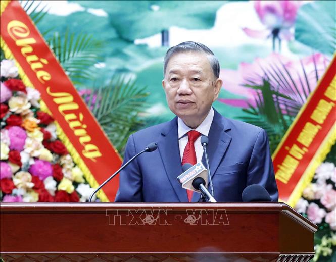 Tổng Bí thư, Chủ tịch nước Tô Lâm phát biểu chỉ đạo. Ảnh: Thống Nhất – TTXVN