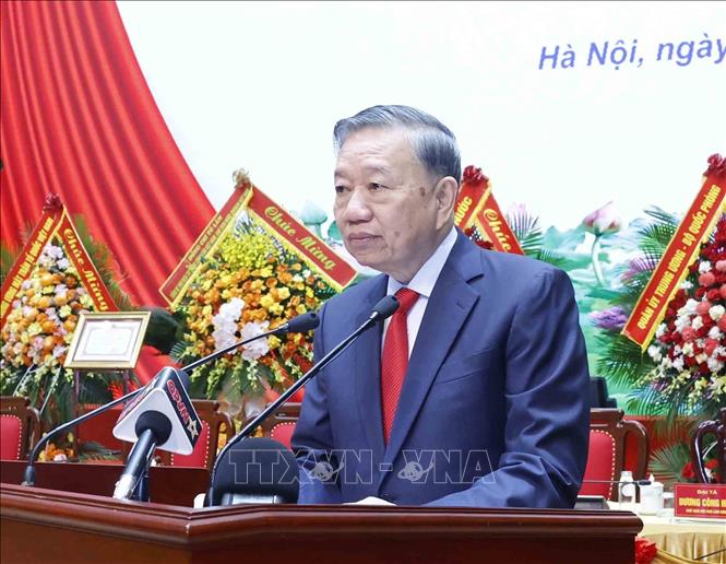 Tổng Bí thư, Chủ tịch nước Tô Lâm phát biểu chỉ đạo. Ảnh: Thống Nhất – TTXVN