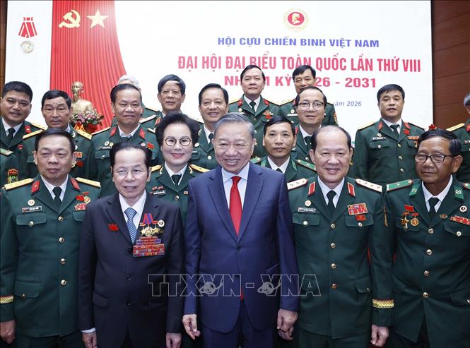 Tổng Bí thư, Chủ tịch nước Tô Lâm và các đại biểu. Ảnh: Thống Nhất – TTXVN