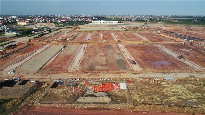  Khu tái định cư hơn 140 ha tại xã Gia Bình dự kiến hoàn thành hạ tầng trong tháng 7/2026. Ảnh: Việt Hùng - TTXVN
