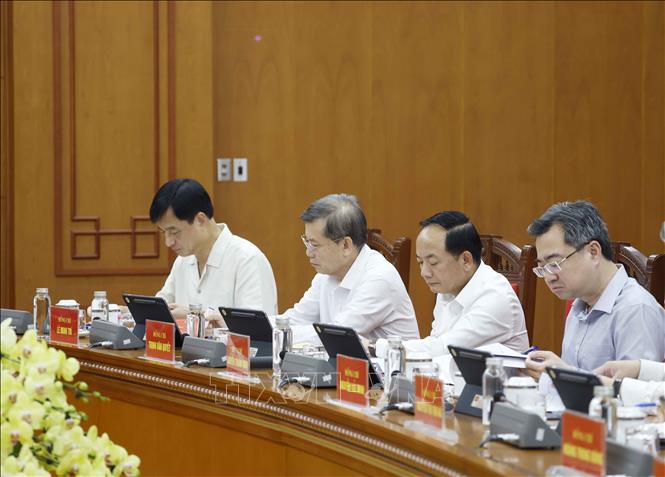 Delegates at the meeting. VNA Photo: Thống Nhất