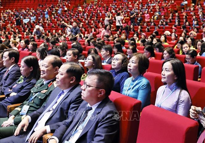 Delegates attend the congress. VNA Photo