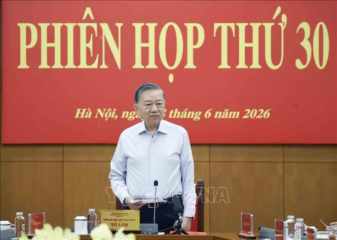 Tổng Bí thư, Chủ tịch nước Tô Lâm phát biểu. Ảnh: Thống Nhất – TTXVN