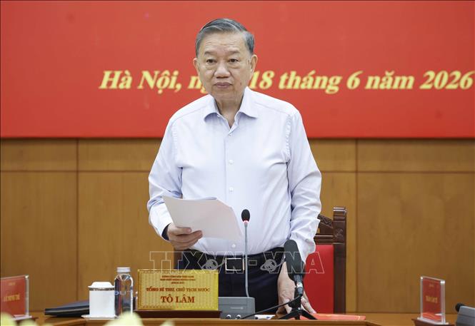 Tổng Bí thư, Chủ tịch nước Tô Lâm phát biểu. Ảnh: Thống Nhất – TTXVN