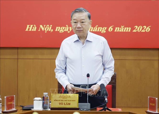 Tổng Bí thư, Chủ tịch nước Tô Lâm phát biểu. Ảnh: Thống Nhất – TTXVN