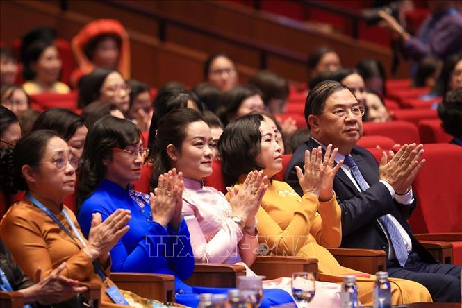 Phó Thủ tướng Thường trực Phạm Gia Túc đến dự đại hội. Ảnh: Tuấn Anh - TTXVN
