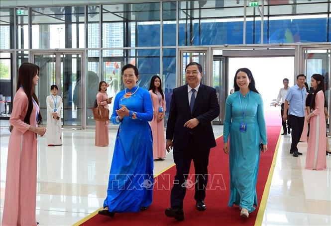 Phó Thủ tướng Thường trực Phạm Gia Túc đến dự đại hội. Ảnh: Tuấn Anh - TTXVN