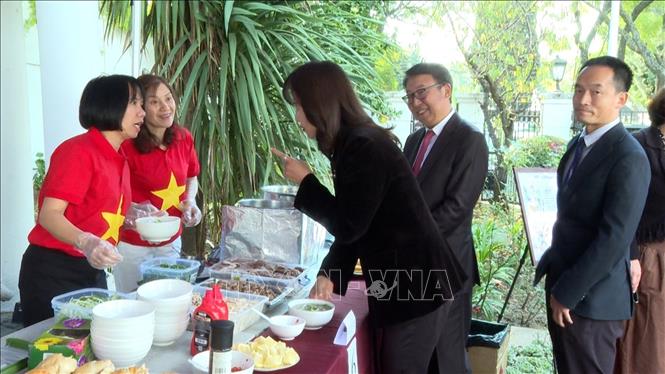 Món phở luôn được bạn bè quốc tế yêu thích. Ảnh: Hồng Minh - p/v TTXVN tại Nam Phi