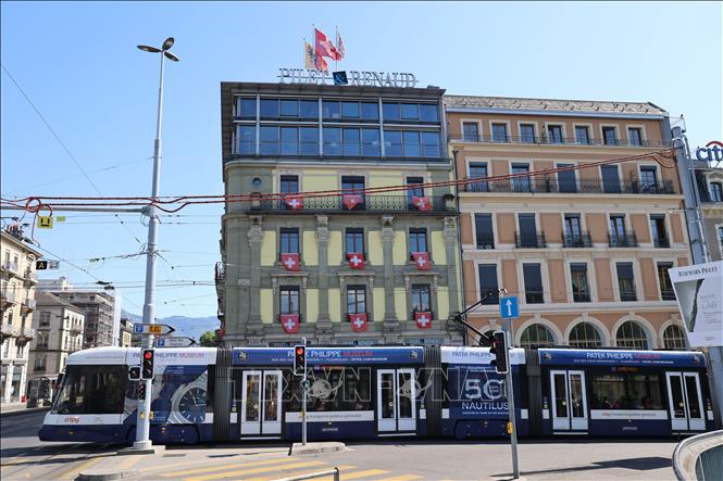 Dự kiến, chính quyền bang Geneva sẽ cho phép mở lại các khu vực fanzone trong tuần tới để cổ động viên theo dõi bóng đá. Ảnh: Anh Hiển - PV TTXVN tại Thụy Sĩ 