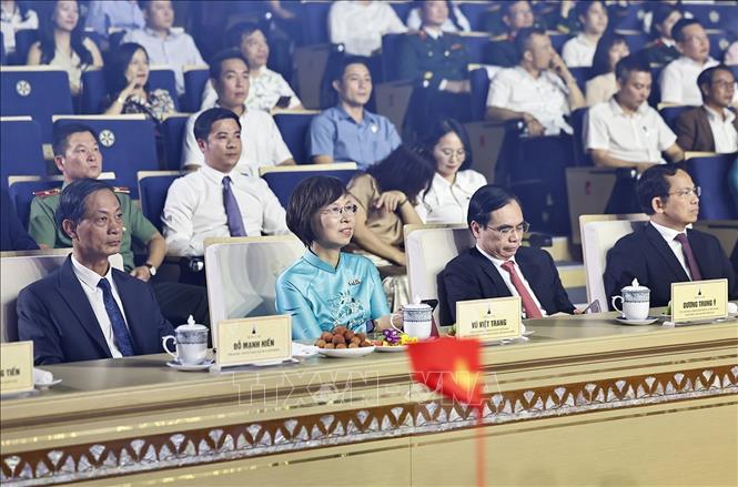 Đại biểu dự Lễ trao giải. Ảnh: Doãn Tấn - TTXVN