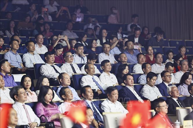 Đại biểu dự Lễ trao giải. Ảnh: Doãn Tấn - TTXVN