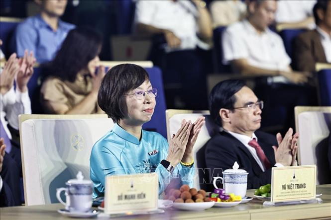 Đại biểu dự Lễ trao giải. Ảnh: Doãn Tấn - TTXVN