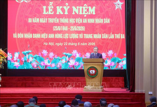 Tổng Bí thư, Chủ tịch nước Tô Lâm phát biểu chỉ đạo. Ảnh: Phạm Kiên - TTXVN