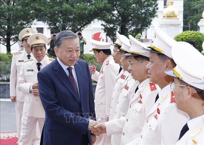 Tổng Bí thư, Chủ tịch nước Tô Lâm và các đại biểu. Ảnh: Thống Nhất – TTXVN