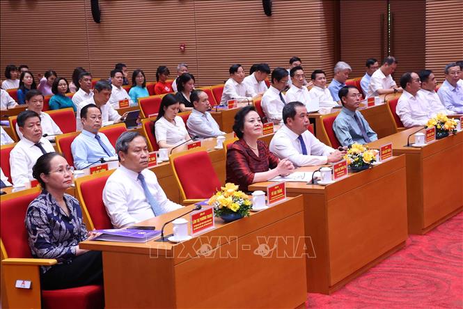 Các đại biểu tham dự buổi lễ. Ảnh: Văn Điệp – TTXVN