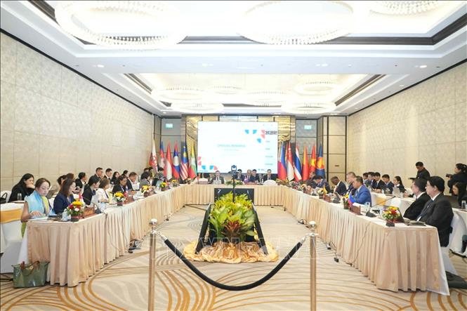Toàn cảnh Hội nghị Ủy ban Cố vấn ASEAN về Khoa học, Công nghệ và Đổi mới sáng tạo lần thứ 20 (BAC-20). Ảnh: Xuân Tú – Pv TTXVN tại Lào