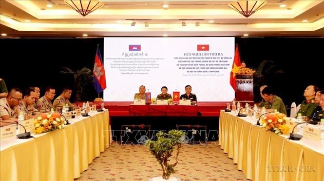 Hội nghị lần thứ Ba giữa Việt Nam và Campuchia về phòng, chống tội phạm ma túy được tổ chức tại Thành phố Hồ Chí Minh. Ảnh: Thành Chung - TTXVN