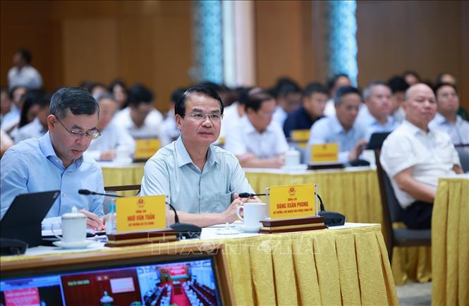 Các đại biểu tham dự Phiên họp chuyên đề về thúc đẩy phát triển khoa học, công nghệ, đổi mới sáng tạo. Ảnh: Dương Giang – TTXVN 
