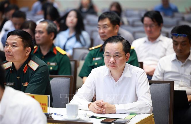 Các đại biểu tham dự Phiên họp chuyên đề về thúc đẩy phát triển khoa học, công nghệ, đổi mới sáng tạo. Ảnh: Dương Giang – TTXVN 
