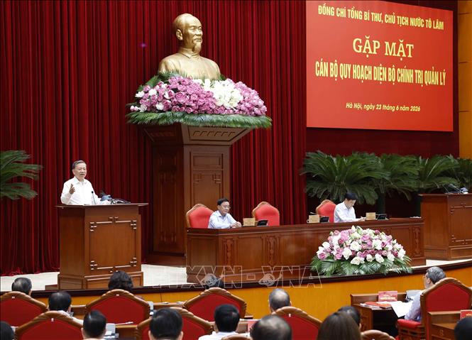 Tổng Bí thư, Chủ tịch nước Tô Lâm phát biểu. Ảnh: Thống Nhất - TTXVN