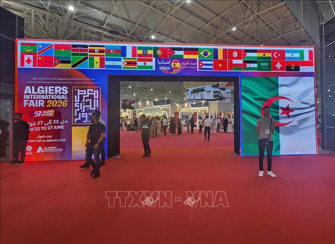 Hội chợ Quốc tế Algiers lần thứ 57 (FIA 2026). Ảnh: Mạnh Hùng – PV TTXVN tại Algeria