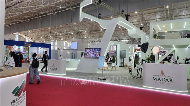 Một góc Hội chợ Quốc tế Algiers lần thứ 57 (FIA 2026). Ảnh: Mạnh Hùng – PV TTXVN tại Algeria