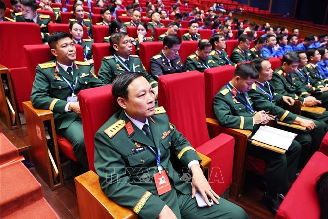 Đại biểu Quân đội dự Đại hội. Ảnh: Minh Đức – TTXVN